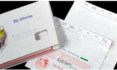 Offering Envelopes - Mailback Checkbook Style