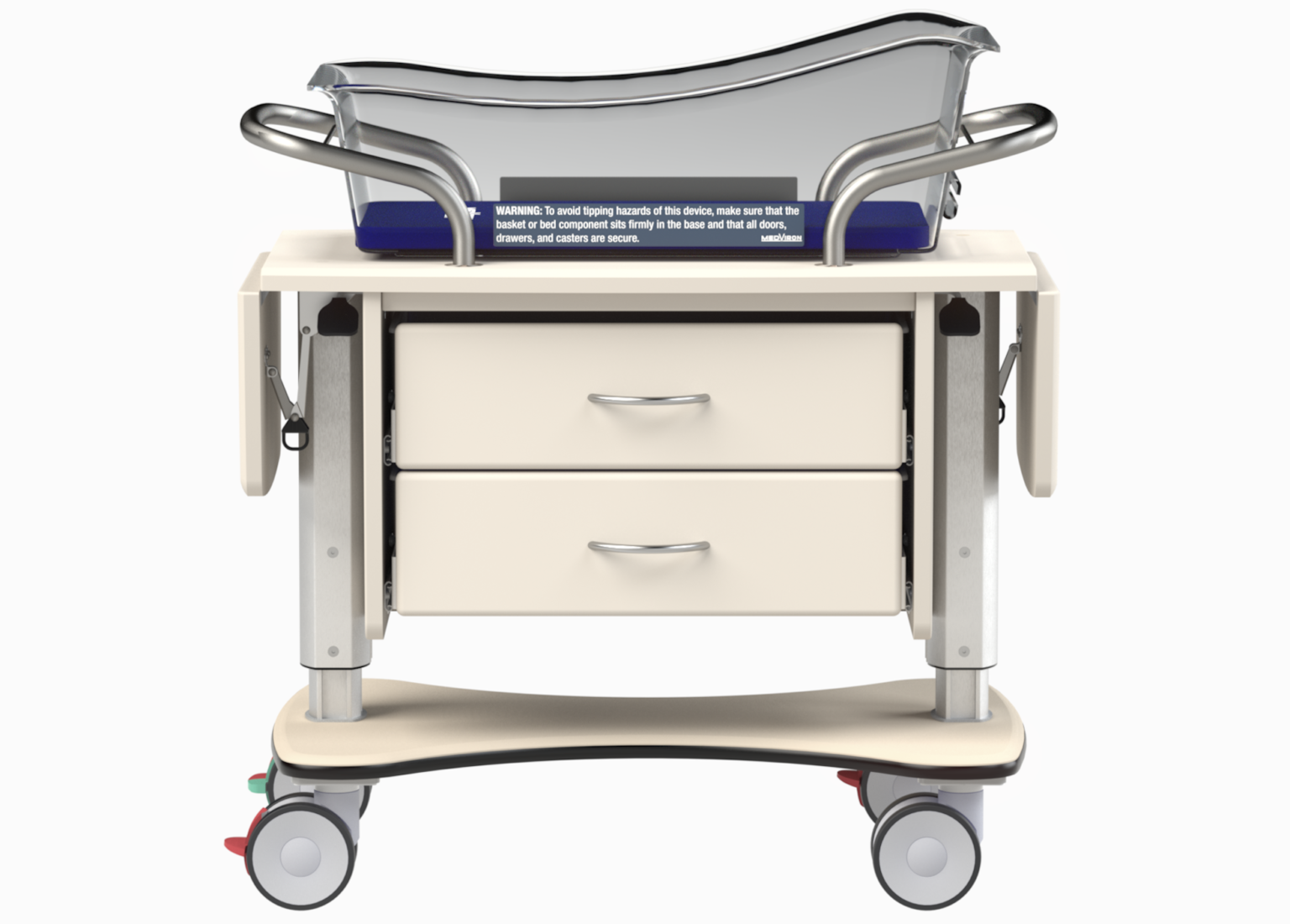Rise Height-Adjustable Hospital Bassinet