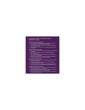 Checklist - Four strategies to build an internal redeployment program