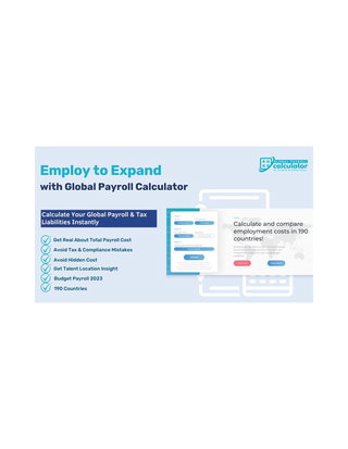 Calculate Global Payroll & Tax Liabilities Instantly with Global Payroll Calculator