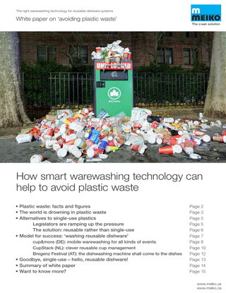 Avoid Plastic Waste - Use Reusable Instead of Disposable Dishes
