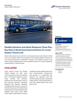Case Study: Flexible Solutions and Quick Response Times Play Key Role in Restoring Communications for Lower Hudson Transit Link
