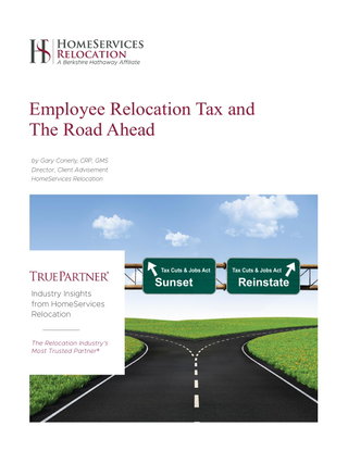 Employee Relocation Tax and The Road Ahead