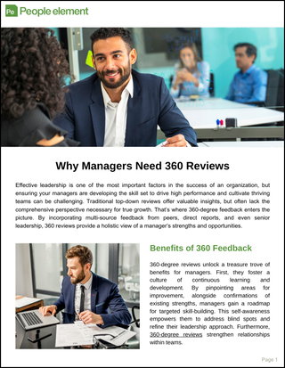 Why Managers Need 360 Reviews