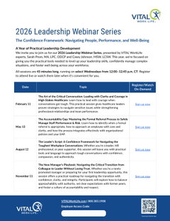 2026 Leadership Webinar Series