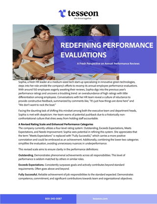 Redefining Performance Evaluations