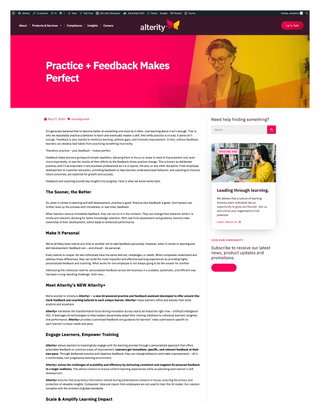 Practice + Feedback Makes Perfect