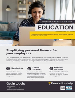 Financial Wellness Starts with Education 