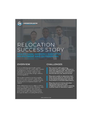 Relocation Success Story: Healthcare Executives
