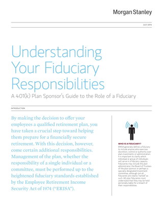 Understanding Your Fiduciary Responsibilities