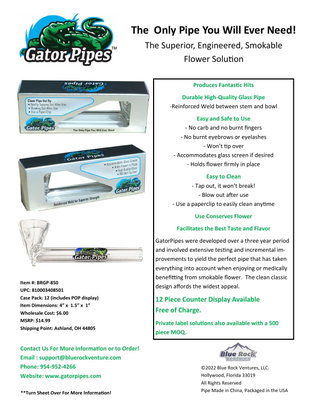 Gatorpipe Information