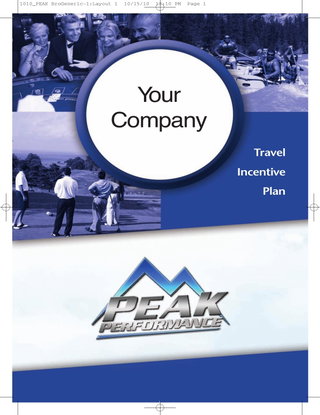 Replace your Group Incentive with Individual "Build Your Own Incentive (BYOI)"