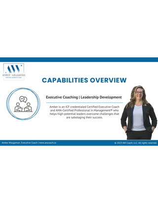 Capability Overview - Amber Waugaman, Executive Coach