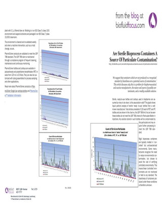 Are Sterile Bioprocess Containers A Source Of Particulate Contamination?