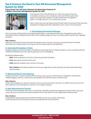 Top 5 Features You Need in Your HR Document Management System for 2025