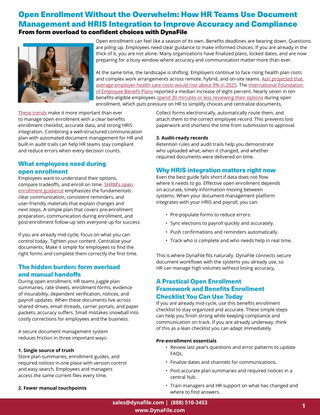Open Enrollment Without the Overwhelm: How HR Teams Use Document Management and HRIS Integration to Improve Accuracy and Compliance