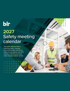 2027 Safety meeting calendar