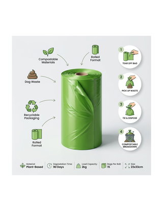 Certified Compostable Dog Poop Bags-Factory-Direct OEM Supply for Global B2B Buyers