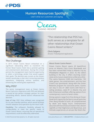 PDS Vista - Ocean Casino Resort Case Study