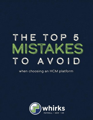 5 mistakes to avoid when choosing an HCM partner