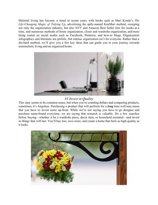 Maximize Your Minimal Living with Federal Brace Tips and Closet Supports