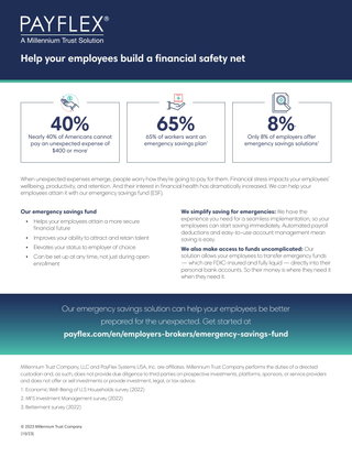 Help your employees build a financial safety net 