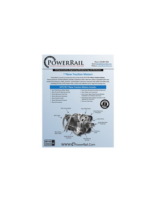 PowerRail (re)NEW Traction Motors
