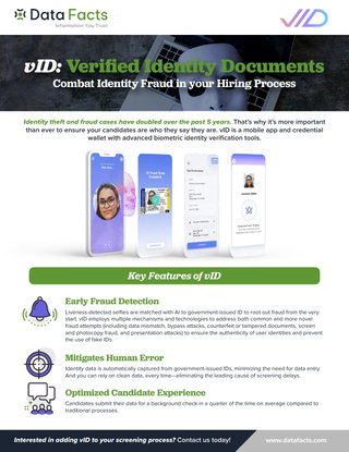 Combat Identity Fraud with vID (Verified Identity Documents)