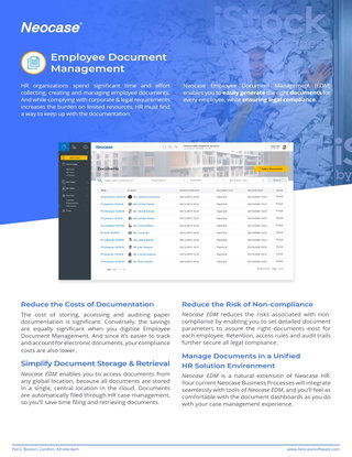 Electronic Document Management