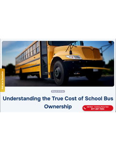 Understanding the True Cost of School Bus Ownership