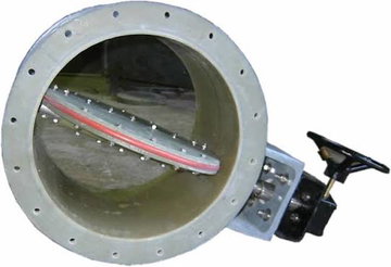 Fiberglass Round Control Damper