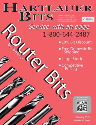 HARTLAUER BITS CATALOG of router Bits