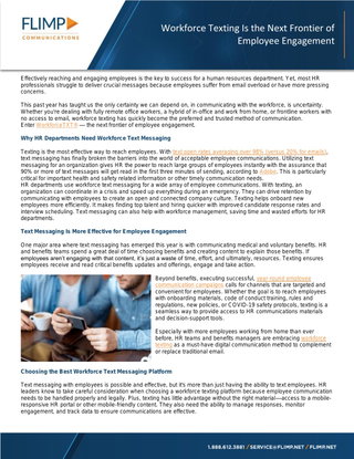 Workforce Texting Is the Next Frontier of Employee Engagement
