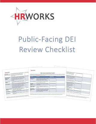 Public-Facing DEI Review Checklist