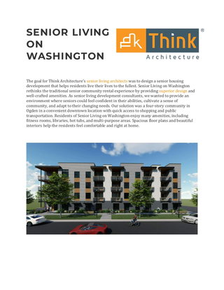 Senior Living on Washington