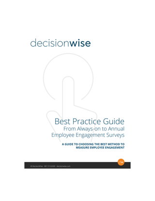 Best Practice Guide to Measuring Employee Engagement