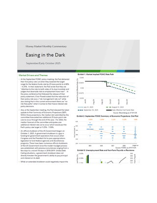 Money Market Monthly Commentary