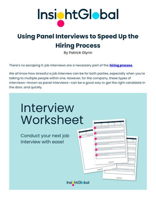 Using Panel Interviews to Speed Up the Hiring Process
