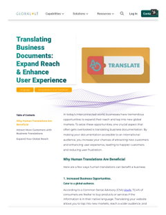 Translating Business Documentation: Expanding Reach & Enhancing User Experience