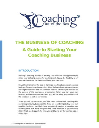 A Guide to Starting Your Coaching Business