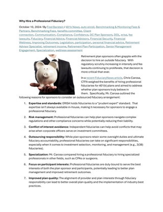 Why Hire a Professional Fiduciary?