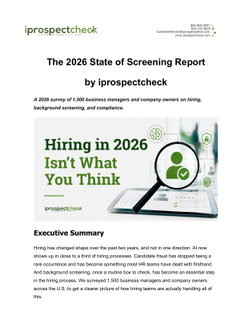 The 2026 State of Screening Report