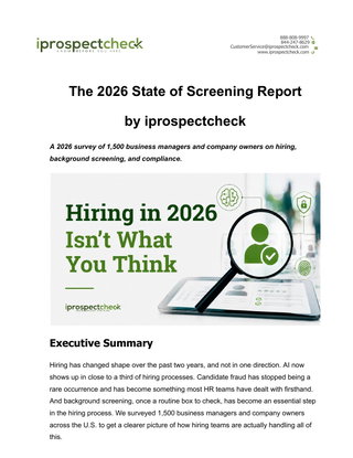 The 2026 State of Screening Report