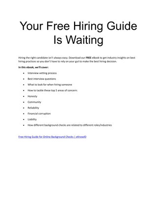 Your Free Hiring Guide Is Waiting