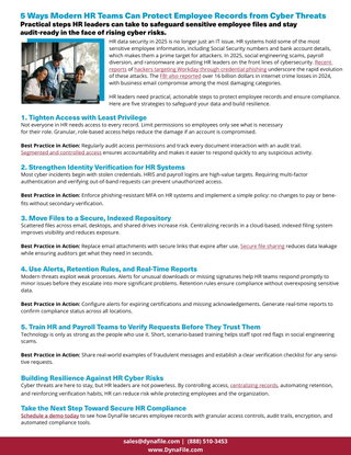 5 Ways Modern HR Teams Can Protect Employee Records from Cyber Threats
