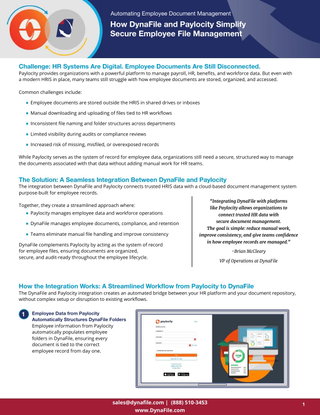 HRIS Isn’t Enough: Fix the Employee Document Gap with Paylocity + DynaFile