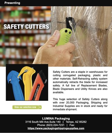 Warehouse Supply Safety Box Cutters