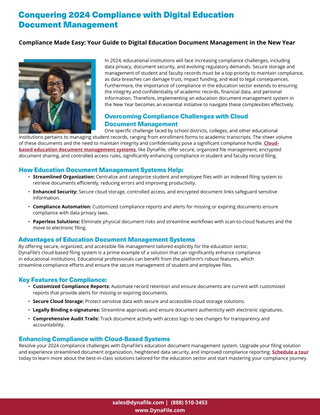 Conquering 2024 Compliance with Digital Education Document Management