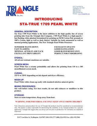1709 Pearl White