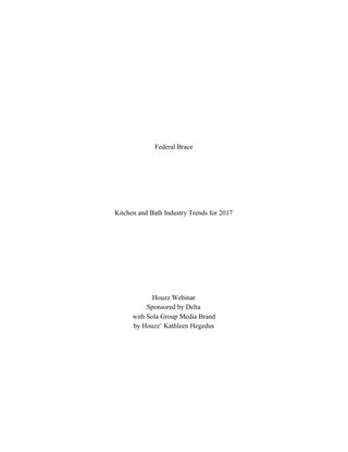 Kitchen and Bath Industry Purchasing Trends in 2017